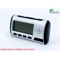 China Long Time Recording Alarm Clock Hidden Camera Wifi , 1080P Spy Clock Ip Camera  on sale