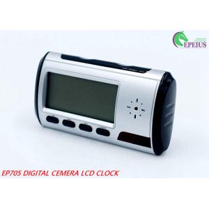 Long Time Recording Alarm Clock Hidden Camera Wifi , 1080P Spy Clock Ip Camera 