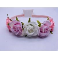 China Multicolor Flower Hair Accessory Ponytail Holder Lightweight on sale