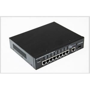 8-Port 10 / 100M POE Switch with 1-Port Giga Combo SFP Slot Store and Forward