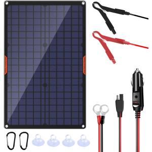 Trickle Motorhome Solar Battery Charger Pack 30W 12V