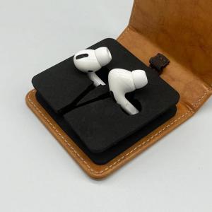 Foam Inlay Shockproof Hard Shell earphone Case PU Leather Exteriors