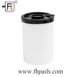 Professional Plastic Print Round Container For Wet Paper Napkin