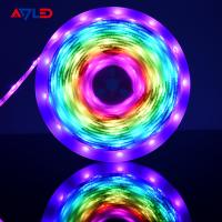 China Programmable Car RGB LED Strip Lights DC12V 24V 7.2W WS2811 IC on sale