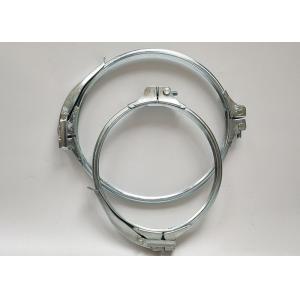 Duct Heavy Duty Pipe Clamps Galvanised Steel Quick Lock Ring With Sealant
