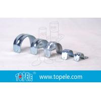 China Galvanized 1 Inch EMT Conduit Fittings , One Hole EMT Conduit Strap on sale