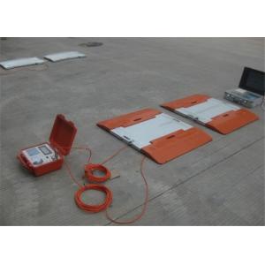 Accuracy ±0.07% Portable Axle Weighbridge 20V DC Power Supply Easy Operation