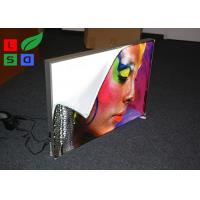 28mm Depth Thin LED Fabric Light Box On / Off Switch For Art Show And Exhibition