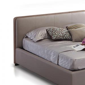 Multiscene Leather Ottoman Bed , Practical Queen Platform Bed With Storage