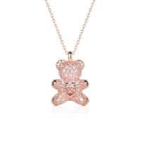 China Top quality Stainless Steel Bear  Pendant Necklace Personalized  Necklace Jewelry Women Gifts on sale