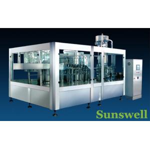 China Stainless Steel Tea Filling Machine , Semi-Automatic Liquid Filling Line supplier