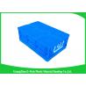 China Stackable Plastic Pallet Boxes PP Material , Folding Plastic Crates Transport Moving wholesale