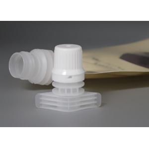 China White Plastic Spout With Caps Could Automatic Filling Packing On Spout Pouch Doypack supplier