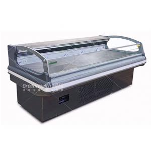 China Open Meat Showcase Chiller For Hypermarket Food Grade Stainless Steel supplier