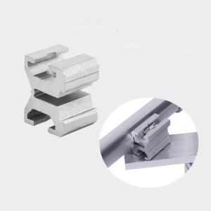 China DYE28-05 Third Generation Aluminum Lean Tube Joint Elastic Connector For Frame Board Fixing / Fittings Installation supplier