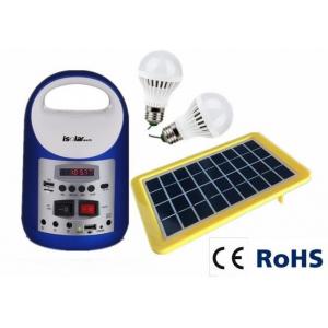 China 3W 5W 10W portable DC solar panel kits for camping, mini solar home lighting system , solar light for camping solar supplier