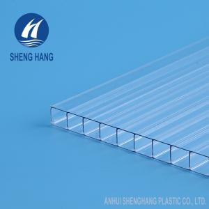 Clear Twin Wall Poly Carbonate Sheet UV Protection
