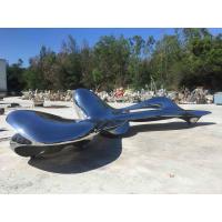 China Stainless Steel Large Outdoor Sculpture , Large Modern Garden Sculptures on sale