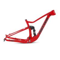 China 1517 19 Carbon Fiber Full Suspension MTB Frame With DNM Rear Shox on sale