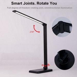 China Foldable 10W 5V Led Desk Lamp With Wireless Charger supplier