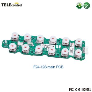 China F24-12S Transmitter PCB Single Speed Push Buttons Crane Remote Control Main PCB on sale