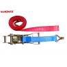 50MM Ratchet Tie Down Straps LC2500 DIN EN 12195-2 Corrosion Resistance With