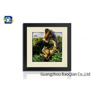 China Custom 5D Pictures Lenticular Deer Animal Pattern 40*40cm Size Sawtooth Hangers Mounting wholesale