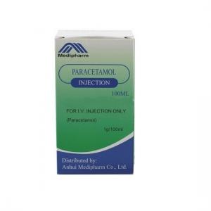 Paracetamol Injection 1G/100ML, sterile Solution for Infusion, GMP Medicine BP/CP/USP Standrad