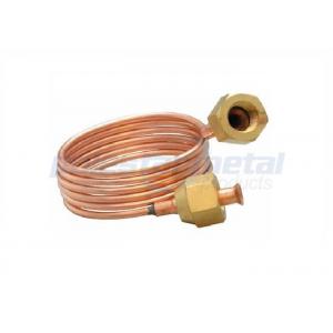 Refrigeration Capillary Tube Fittings Straight Tap Connector Copper Tube Diameter 1/8"