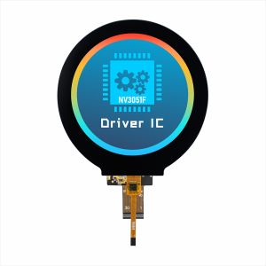 China 3.4 inch Round TFT LCD Display With Capacitive Touchscreen MIPI DSI wholesale