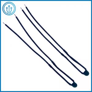 China Radial Leaded Sensor Probe NTC Thermistor 10k ohm 4050 With Extension Cord UL1007 26AWG 90MM supplier
