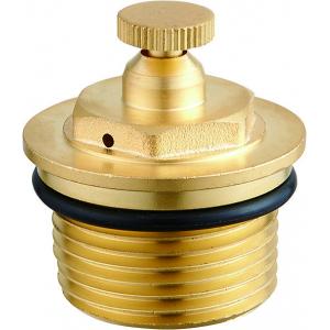 6003 Manifold Parts Manually Operated Brass Air-Vent long Male Threaded with EPDM O-ring for Hot Forged Main Passage​