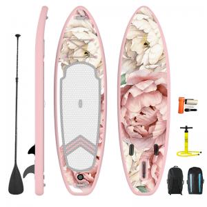 OEM direct manufacturer full flower printing SUP paddleboard inflatable stand up paddleboards