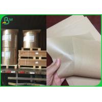 China Uncoating Brown Color 70gsm 80gsm Food Grade Kraft Paper For Packaging Food on sale