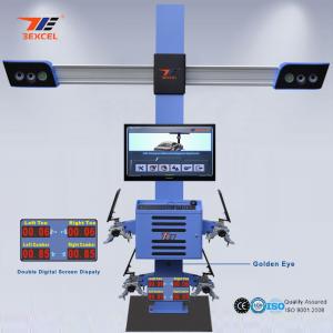 China Two Monitor 3D Front End Alignment Equipment T58 Mobile For Cars With Four Cameras supplier