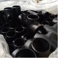 China Hot Pushing Carbon Steel Pipe Fittings A420 WPL6 Butt Weld Reducing Tee on sale