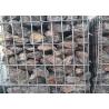 China Square / Oblong Hole Galvanized Gabion Box , Welded Gabion Wall Cages 1 X 1 X 1 M wholesale