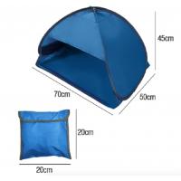 Lightweight Foldable Blue Outdoor Camping Tents 190T Polyester Sun Shelter Pop Up Tent 70X50X45cm