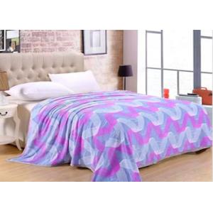 Colorful Burn Out Printed Micro Flannel Plush Blanket for Bed Korean Style 200*240CM