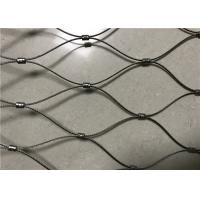China Ferruled Stainless Steel Wire Rope Mesh Peacock Fencing on sale