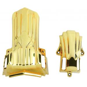 18K Gold Color Coffin Corner Eco Friendly For Funeral Coffin And Casket Handle