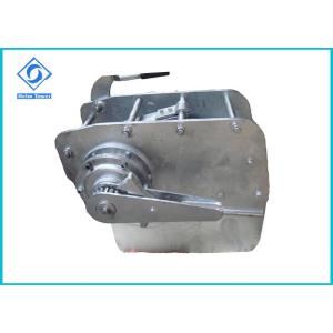 Manual Industrial Hydraulic Winch Barge Connecting Sidewinder / Anchor