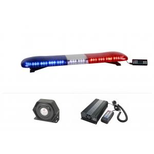 Emergency Strobe Police LED Light Bar Roof Mounted With Speaker And Sirens