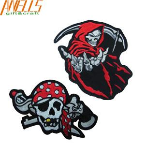 China Cool Iron On Embroidery Patch Snake  Butterfly Fabric Badges Patches supplier