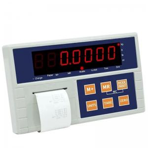 China Large LED Display Build in Label Printer Digital Plastic Housing Weighing Indicator for platform Scales supplier