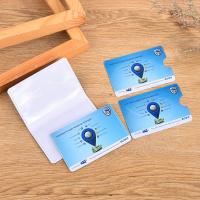 China Wallet PVC Card Holder Sleeves In School Company Shop Office Exhibition on sale