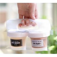 China BPA Free Plastic Disposable Ice Cream Bowls With Pink And White Lids on sale