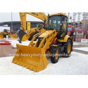 8 Tons Road Work Machinery SDLG Backhoe Loader B877 With Telescopic Boom