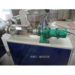 Single Screw Plastic Pipe Production Machinery , PE Pipe Extrusion Line For Water Suppy
