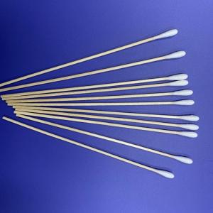 China Non Sterile 6 Inch Cotton Tipped Applicators With Wooden Handle supplier